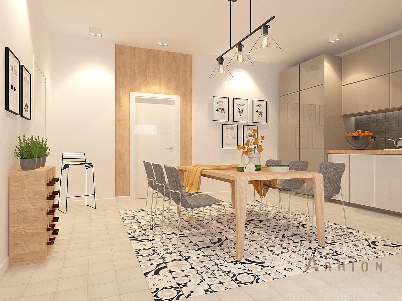 16. Проект одноэтажного дома в европейском стиле с многоскатной кровлей, tr-139, площадью - 139 кв